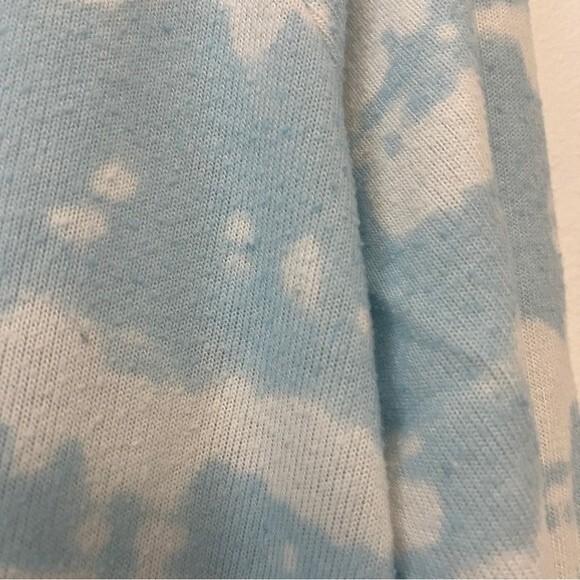 Aqua Lounge Cloud Print Long Sleeve Pajama Set Size Medium - Picture 3 of 9